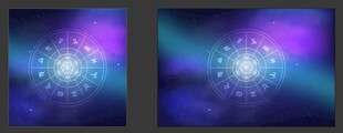 梦幻霓虹十二星座图