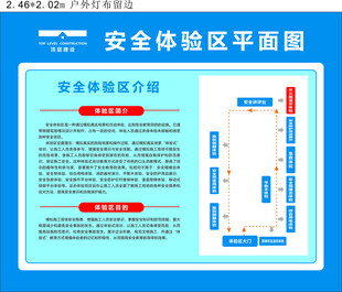 工地安全体验区平面图