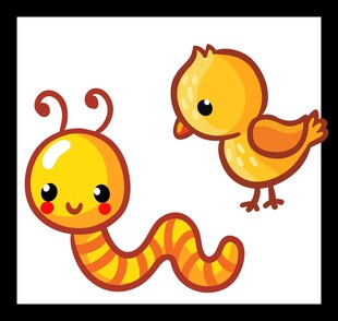 手绘小鸡 