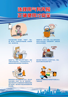 违规用气有风险正确消防安全知识