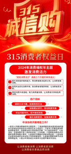 诚信315海报