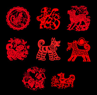 狗剪纸