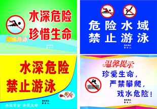 禁止游泳