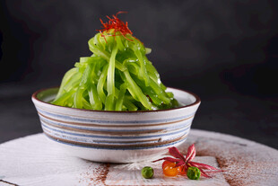 榄油拌笋尖