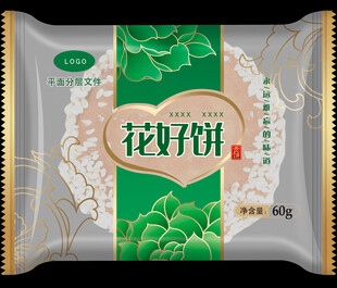 花好饼 平面分层展开图