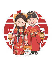 中式婚纱迎宾板