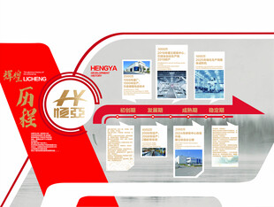 发展历程  公司 红色  金色