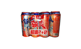 强爽橙味汽水500mlx4