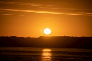 夕阳日落