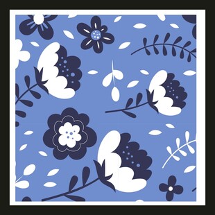 花卉底纹背景