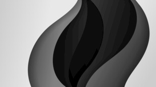黑白抽象曲线矢量背景