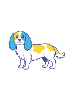 卡通小狗插画