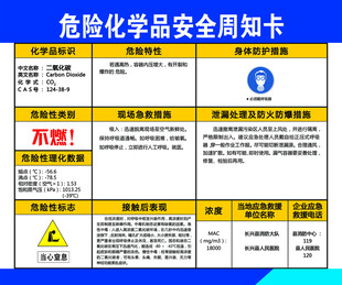 二氧化碳周知卡