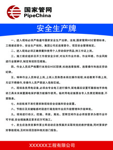 安全生产牌