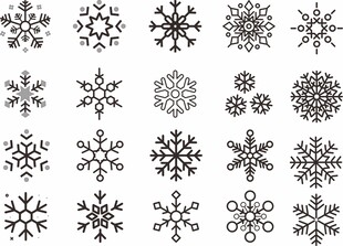 矢量雪花