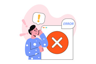 矢量商务网络卡通图