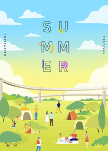 夏季促销海报