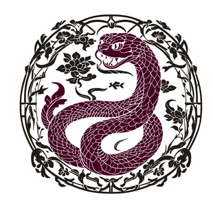 花中小蛇