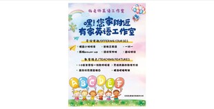 英语培训海报