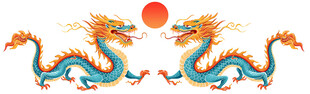 双龙戏珠