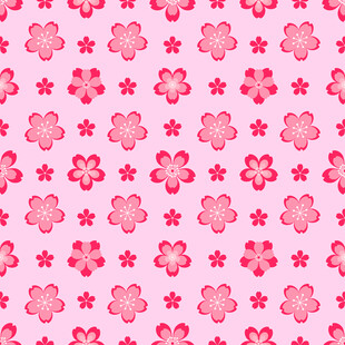 花朵无缝底纹