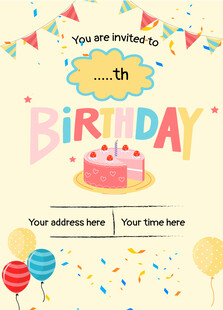 生日贺卡素材