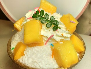 芒果牛奶雪花冰