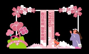 樱花美陈