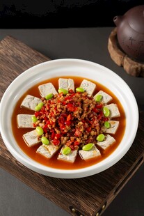 剁椒臭豆腐蒸毛豆