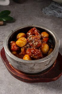 烧汁芋艿排骨