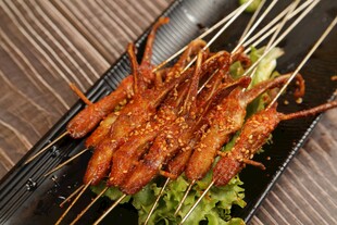 烤鸭舌