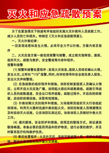 灭火和应急预案