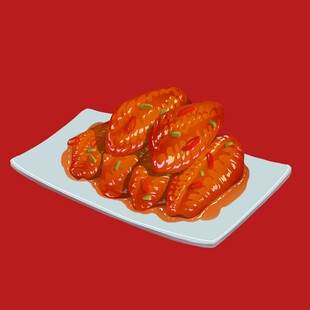 烤鸡翅