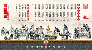 肉夹馍文化墙