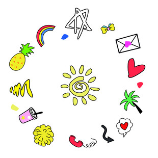 插画小图标