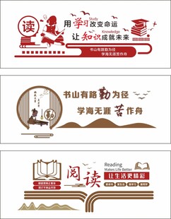 图书室文化墙