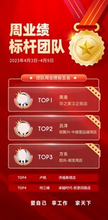 业绩精英榜