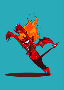 小恶魔插画