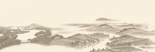 复古风景画