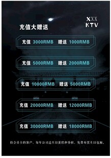 价目表KTV