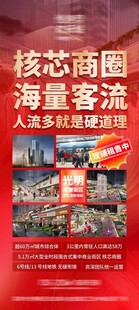 商业街招商海报