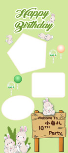 生日展架 
