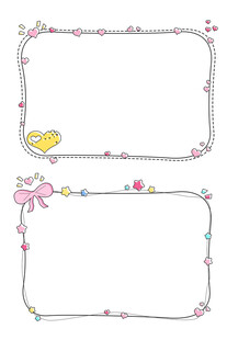 卡通边框
