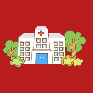 手绘建筑房子