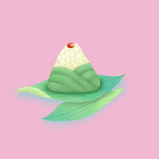 手绘端午粽子