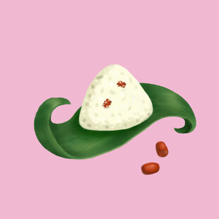 手绘端午粽子