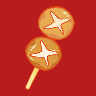 手绘卡通烧烤