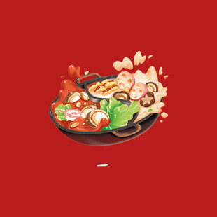 手绘麻辣烫 