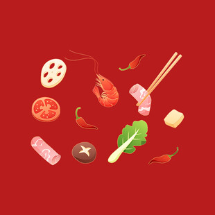 手绘麻辣烫 