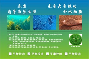 海藻面膜